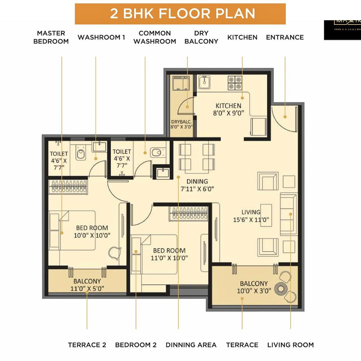 Basil-Maximus-Floor-Plan-2-BHK-Floor-Plan
