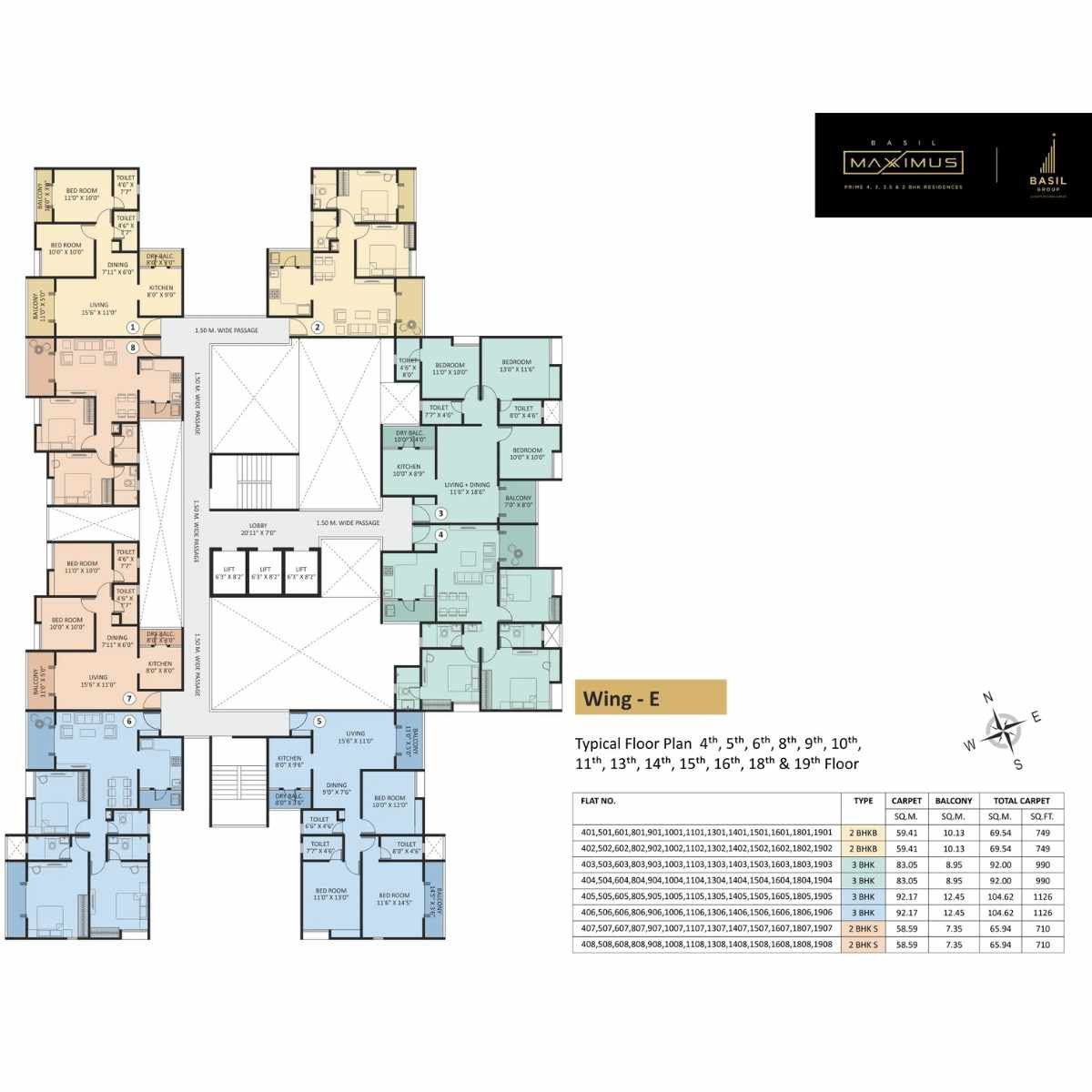 Basil-Maximus-Typcal-Floor-Plan-Wing-E